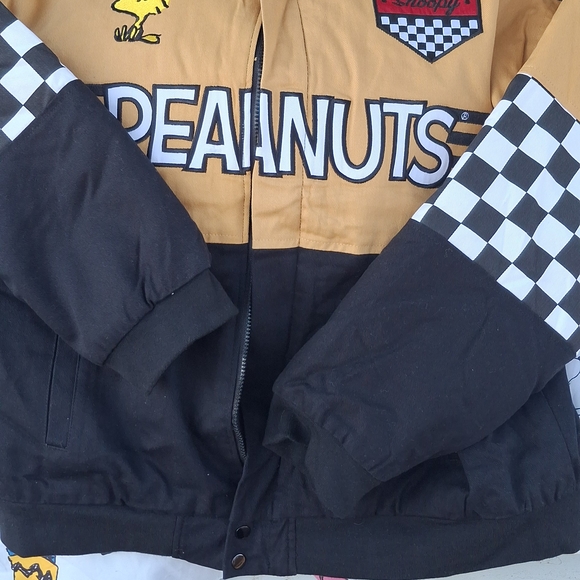 Peanuts Racing Jacket with Snoopy Patch - Picture 4 of 7